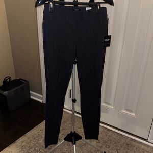 Simply Vera Vera Wang Charcoal Pinstripe Pants